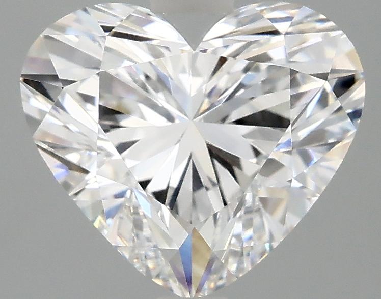 3.02 Carat Heart Shaped Ideal Cut VVS2 IGI Certified Lab Grown Diamond
