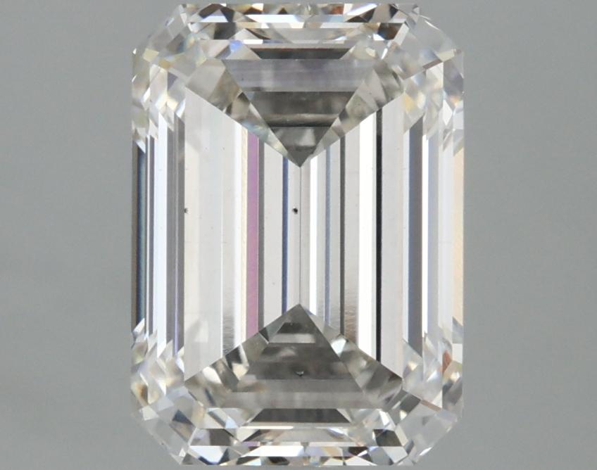 3.08 Carat Emerald Shaped Excellent Cut VS2 IGI Certified Lab Grown Diamond