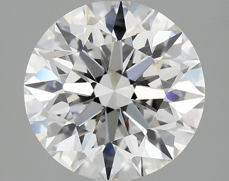 3.08 Carat Round Shaped Excellent Cut VVS2 IGI Certified Lab Grown Diamond