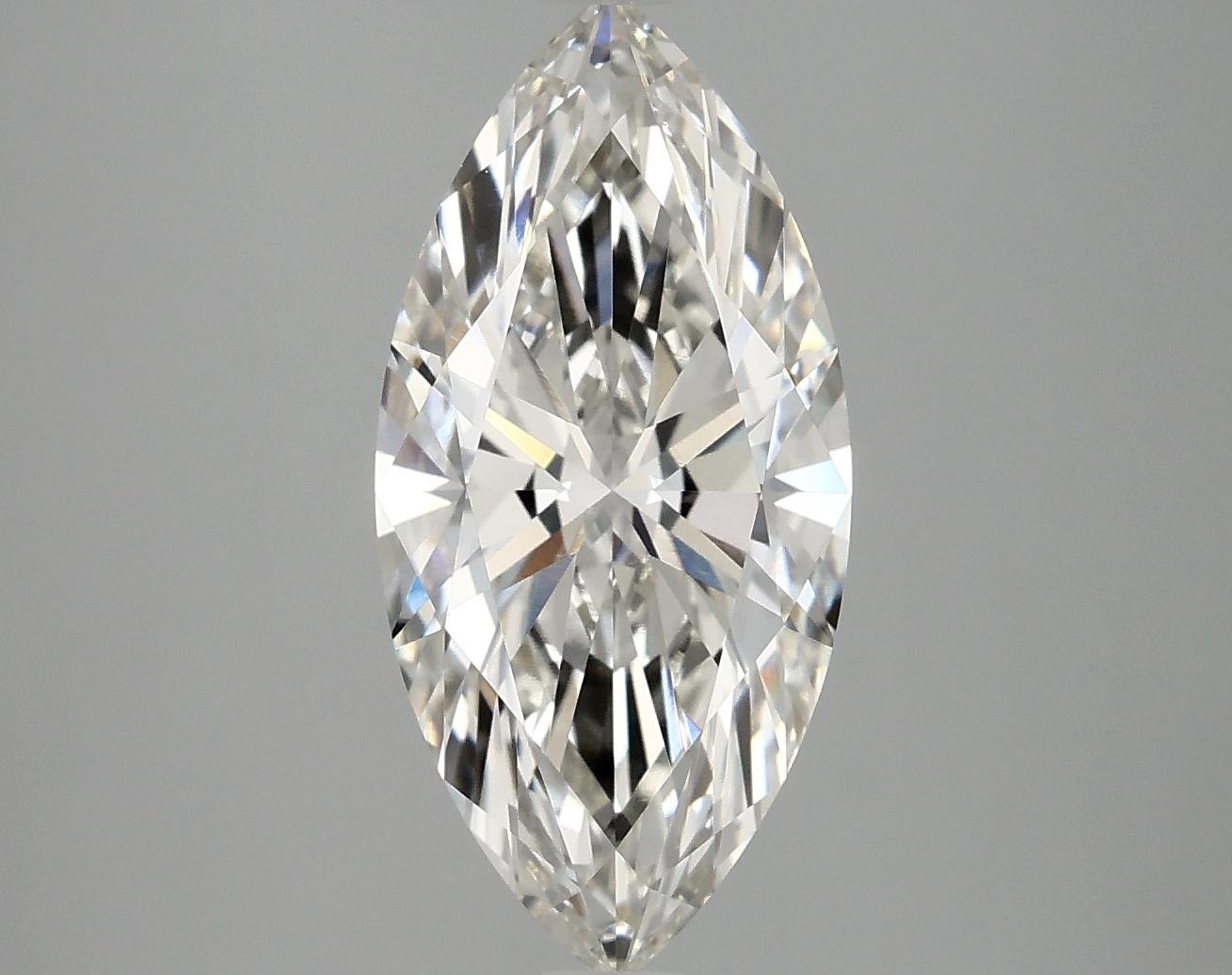 3.1 Carat Marquise Shaped Excellent Cut VVS2 IGI Certified Lab Grown Diamond