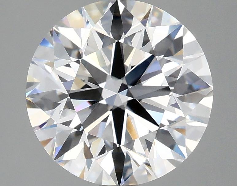 2.82 Carat Round Shaped Excellent Cut VVS2 IGI Certified Lab Grown Diamond