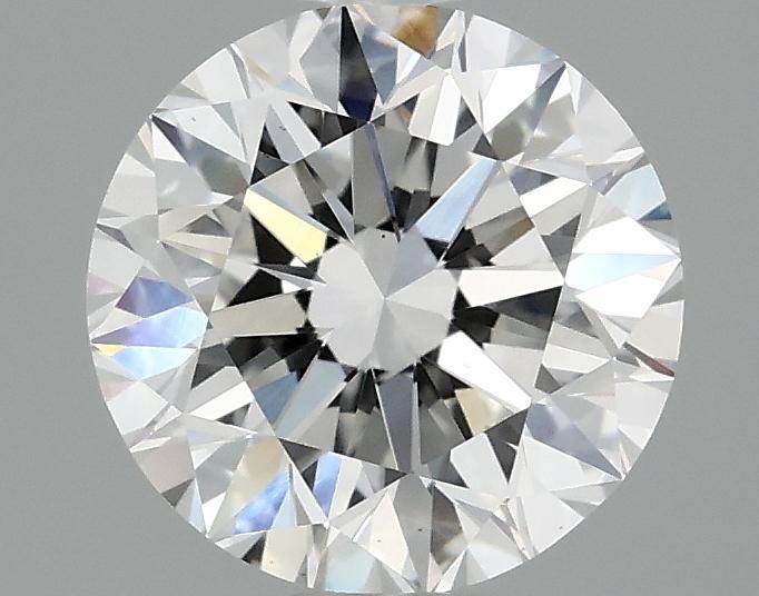 2.05 Carat Round Shaped Excellent Cut VS2 IGI Certified Lab Grown Diamond