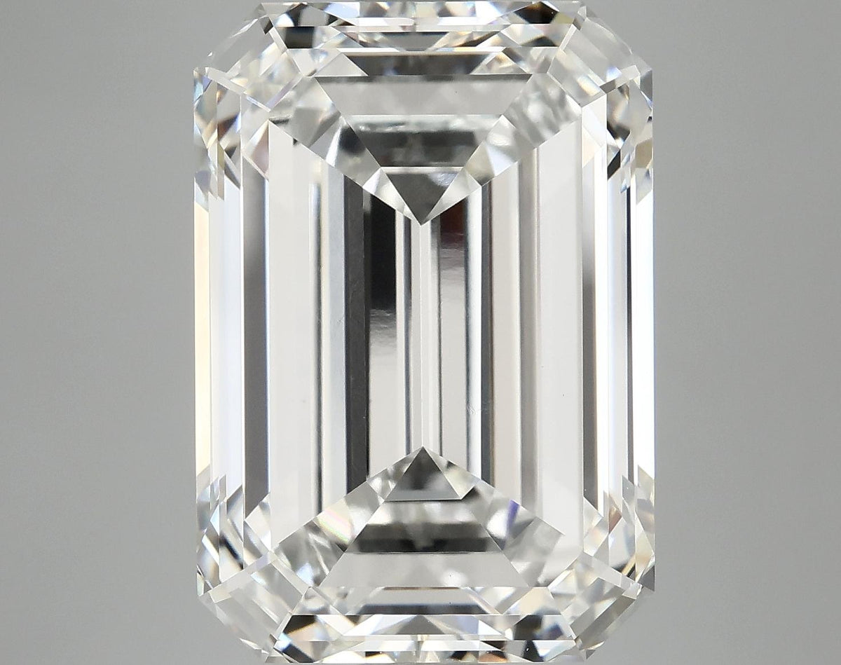 15.57 Carat Emerald Shaped Ideal Cut VVS2 IGI Certified Lab Grown Diamond