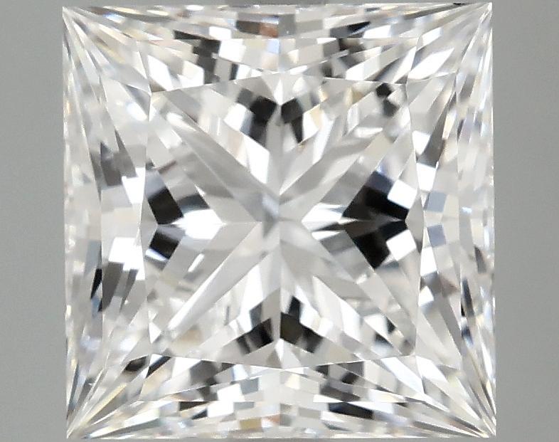 4.04 Carat Princess Shaped Ideal Cut VVS2 IGI Certified Lab Grown Diamond