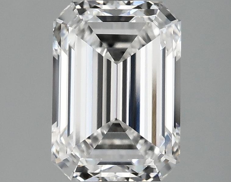 2.1 Carat Emerald Shaped Ideal Cut VVS2 IGI Certified Lab Grown Diamond