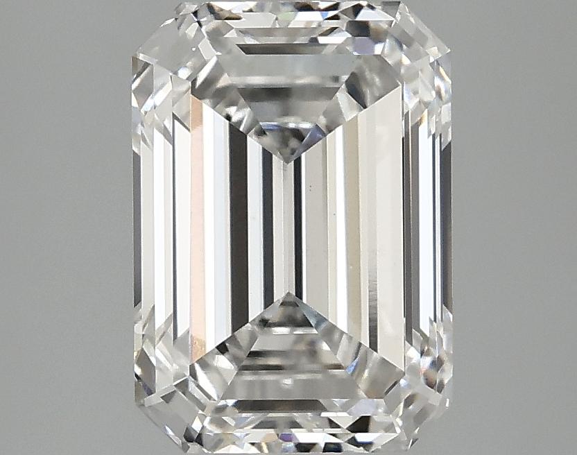 3.05 Carat Emerald Shaped Ideal Cut VVS2 IGI Certified Lab Grown Diamond