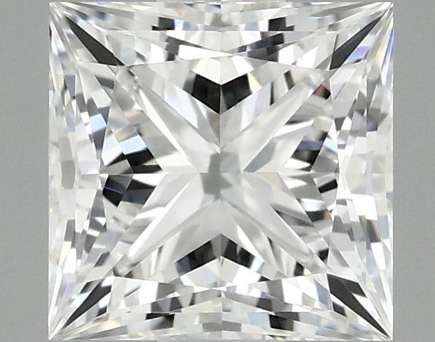 1.08 Carat Princess Shaped Ideal Cut VVS2 IGI Certified Lab Grown Diamond