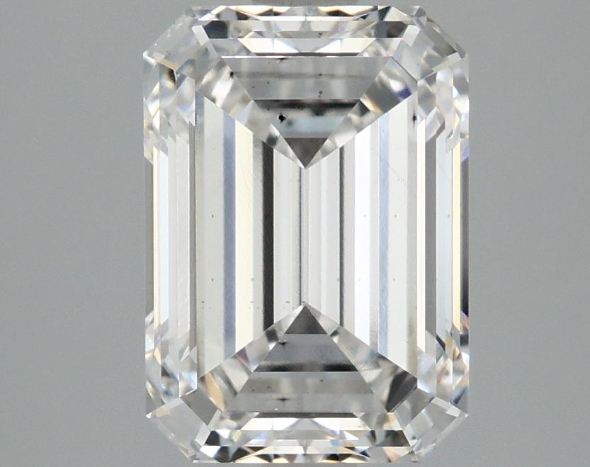 2.97 Carat Emerald Shaped Ideal Cut SI1 IGI Certified Lab Grown Diamond