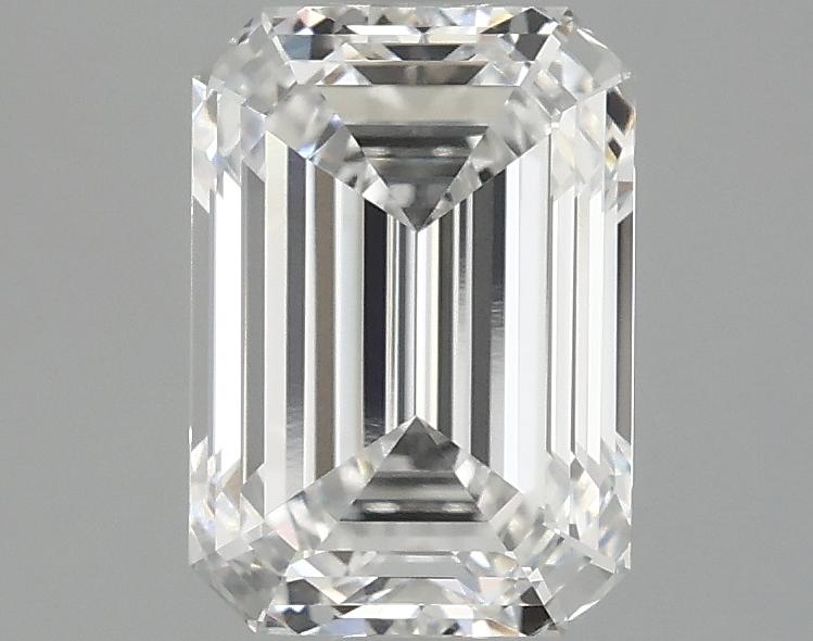 2.1 Carat Emerald Shaped Ideal Cut VS1 IGI Certified Lab Grown Diamond