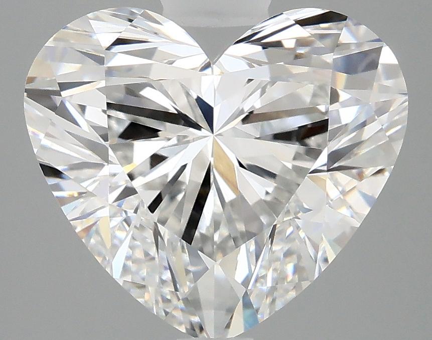 4.17 Carat Heart Shaped Ideal Cut VVS2 IGI Certified Lab Grown Diamond