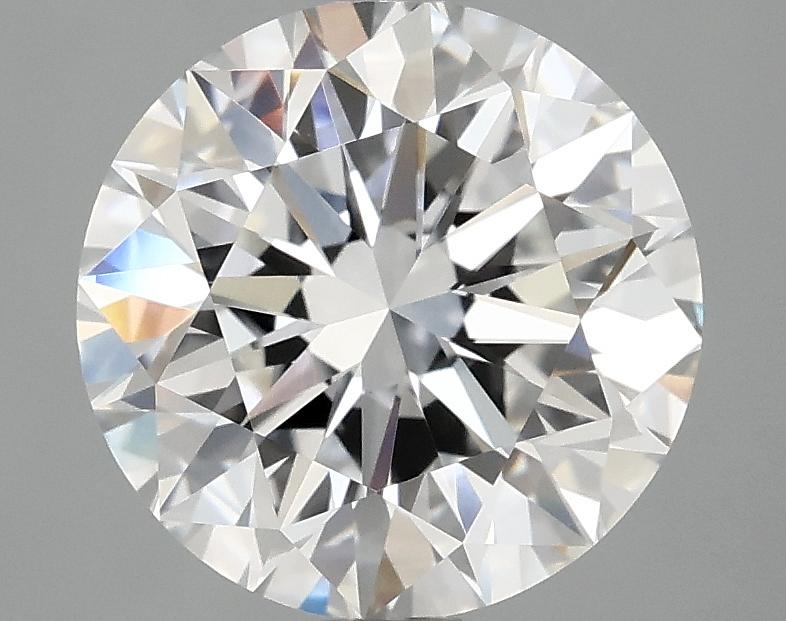 3.09 Carat Round Shaped Ideal Cut VVS2 IGI Certified Lab Grown Diamond