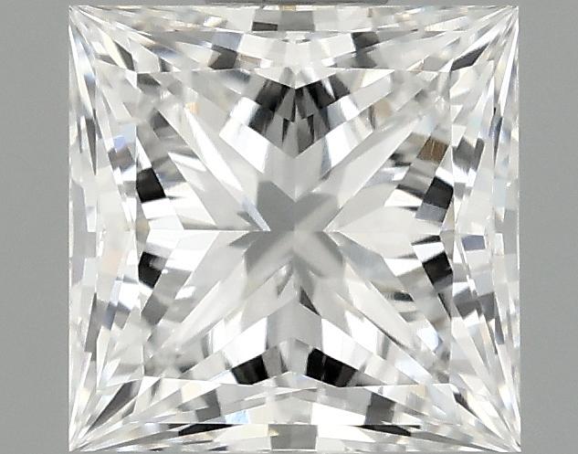 0.97 Carat Princess Shaped Ideal Cut VVS2 IGI Certified Lab Grown Diamond