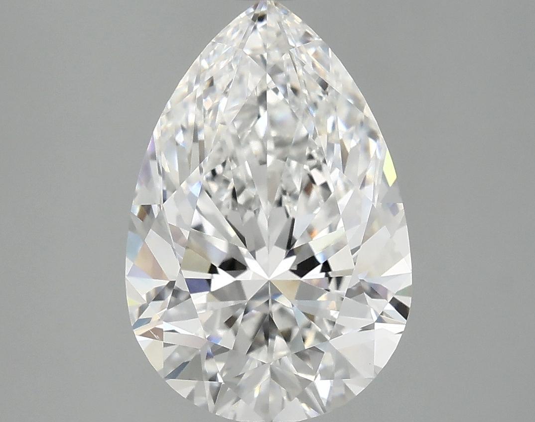 3.79 Carat Pear Shaped Excellent Cut VVS2 IGI Certified Lab Grown Diamond