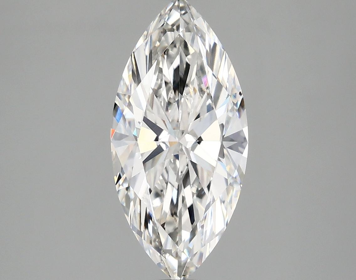 2.02 Carat Marquise Shaped Excellent Cut VVS2 IGI Certified Lab Grown Diamond