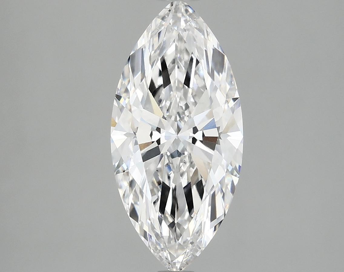 2.08 Carat Marquise Shaped Excellent Cut VS1 IGI Certified Lab Grown Diamond