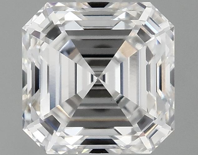 1.27 Carat Asscher Shaped Excellent Cut VVS2 IGI Certified Lab Grown Diamond