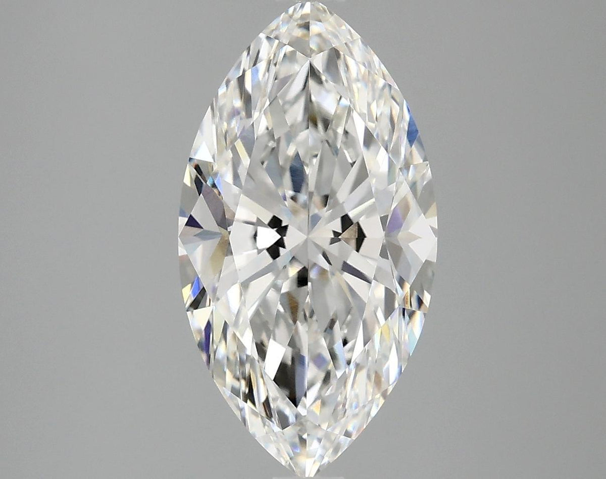 2.99 Carat Marquise Shaped Excellent Cut VVS2 IGI Certified Lab Grown Diamond