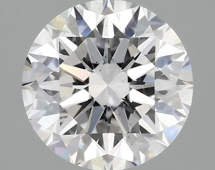 2.09 Carat Round Shaped Excellent Cut SI1 IGI Certified Lab Grown Diamond