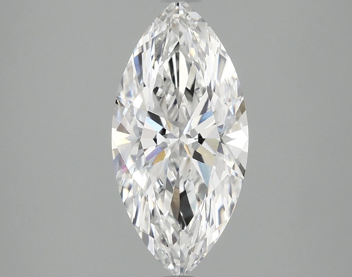 1.97 Carat Marquise Shaped Excellent Cut VVS2 IGI Certified Lab Grown Diamond