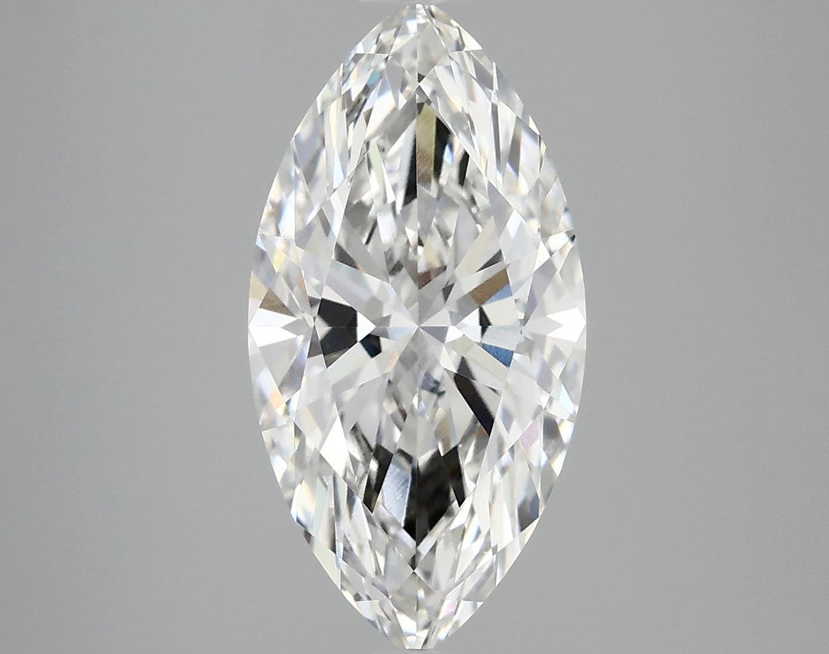 3.07 Carat Marquise Shaped Ideal Cut VVS2 IGI Certified Lab Grown Diamond