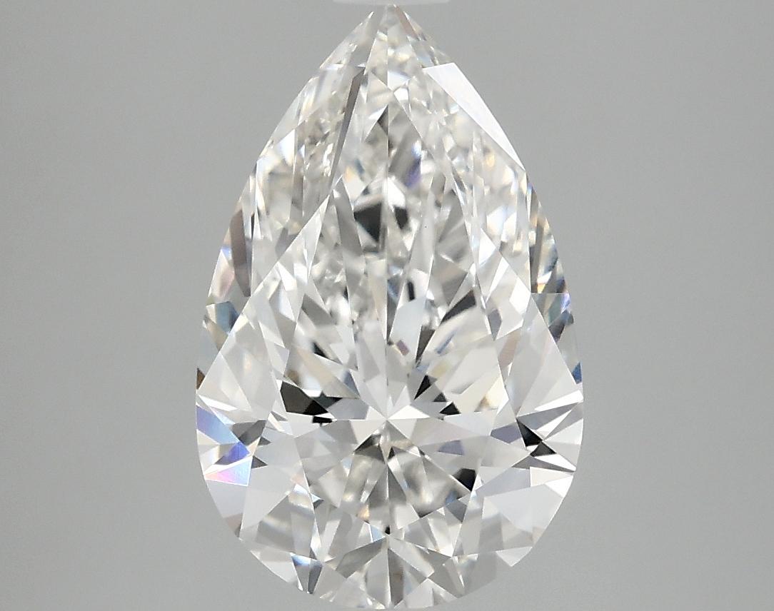3.03 Carat Pear Shaped Ideal Cut VVS2 IGI Certified Lab Grown Diamond