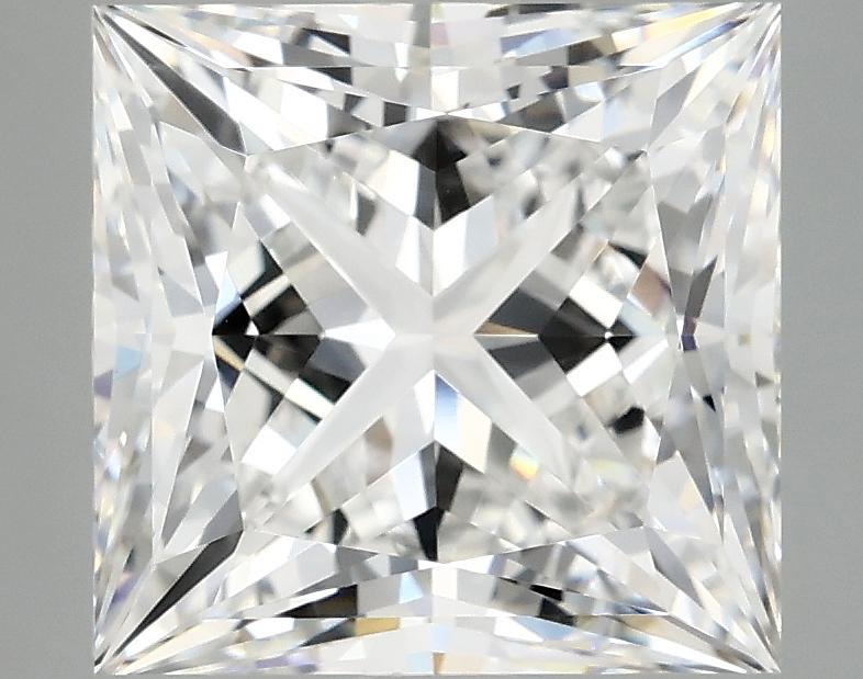 4.93 Carat Princess Shaped Ideal Cut VVS2 IGI Certified Lab Grown Diamond