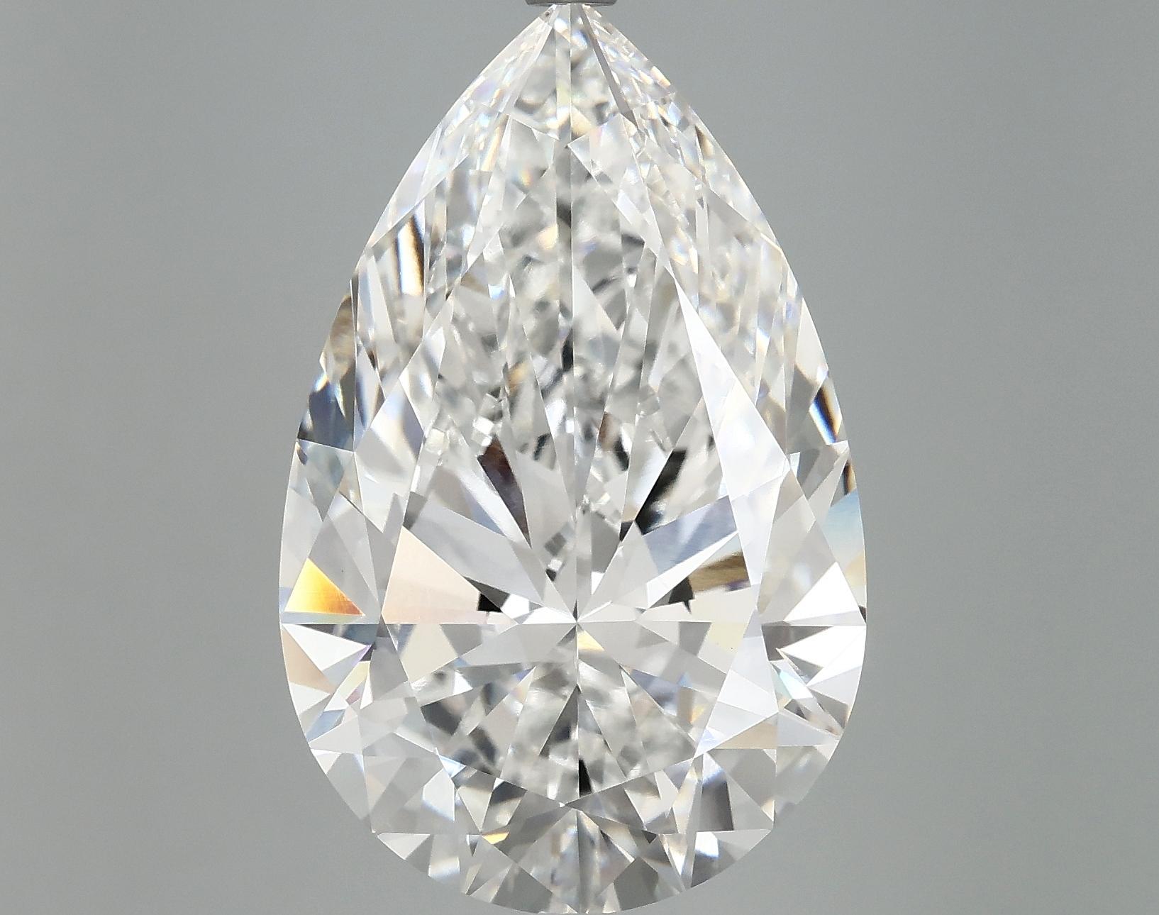 10.63 Carat Pear Shaped Ideal Cut VVS2 IGI Certified Lab Grown Diamond