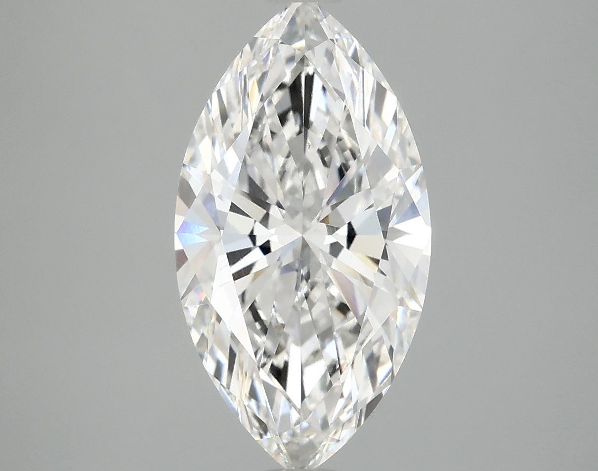 2.98 Carat Marquise Shaped Excellent Cut VVS2 IGI Certified Lab Grown Diamond