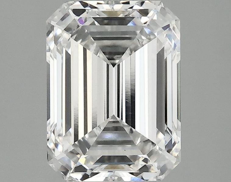 2.56 Carat Emerald Shaped Excellent Cut VS1 IGI Certified Lab Grown Diamond