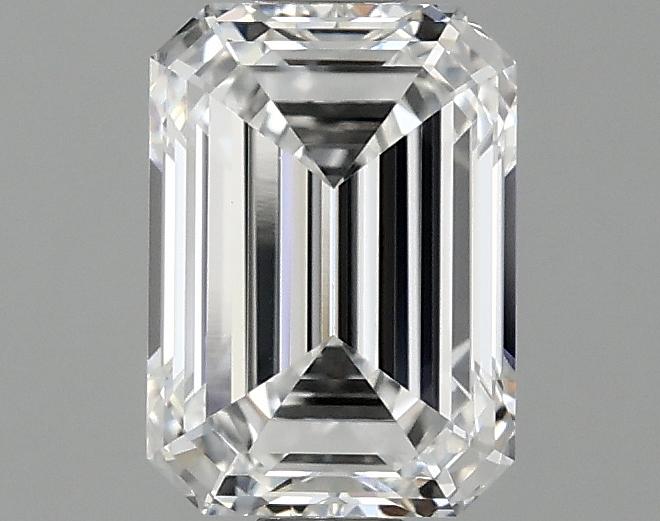 1.08 Carat Emerald Shaped Ideal Cut VVS2 IGI Certified Lab Grown Diamond