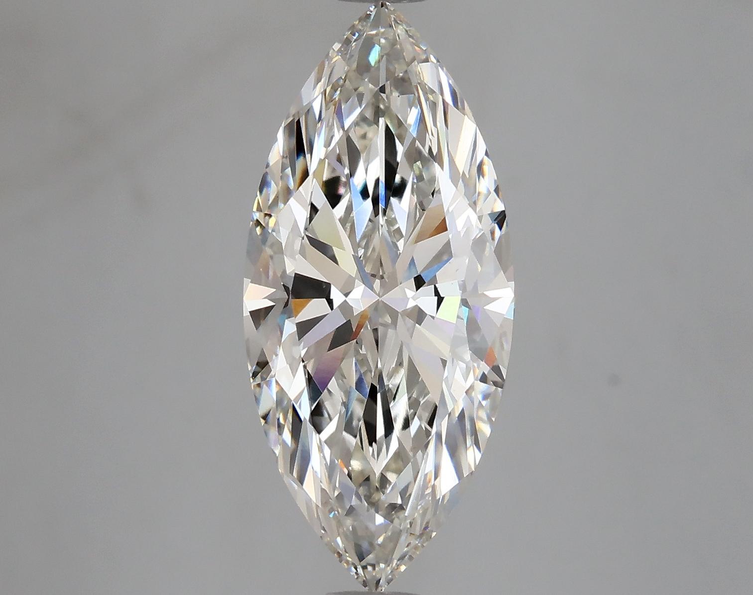 4.25 Carat Marquise Shaped Excellent Cut VS1 IGI Certified Lab Grown Diamond