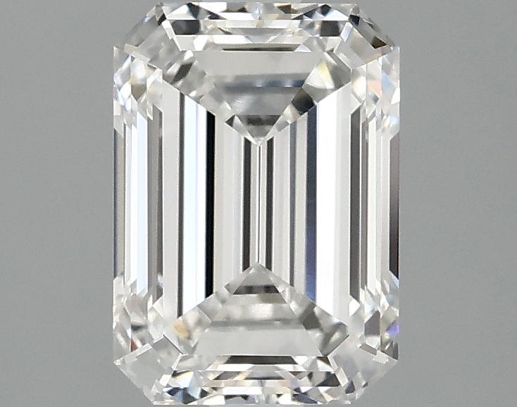 2.01 Carat Emerald Shaped Ideal Cut VVS1 IGI Certified Lab Grown Diamond