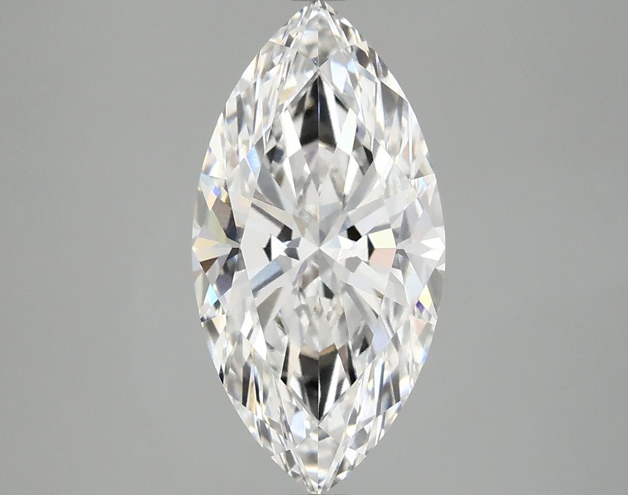 3.08 Carat Marquise Shaped Ideal Cut VVS2 IGI Certified Lab Grown Diamond