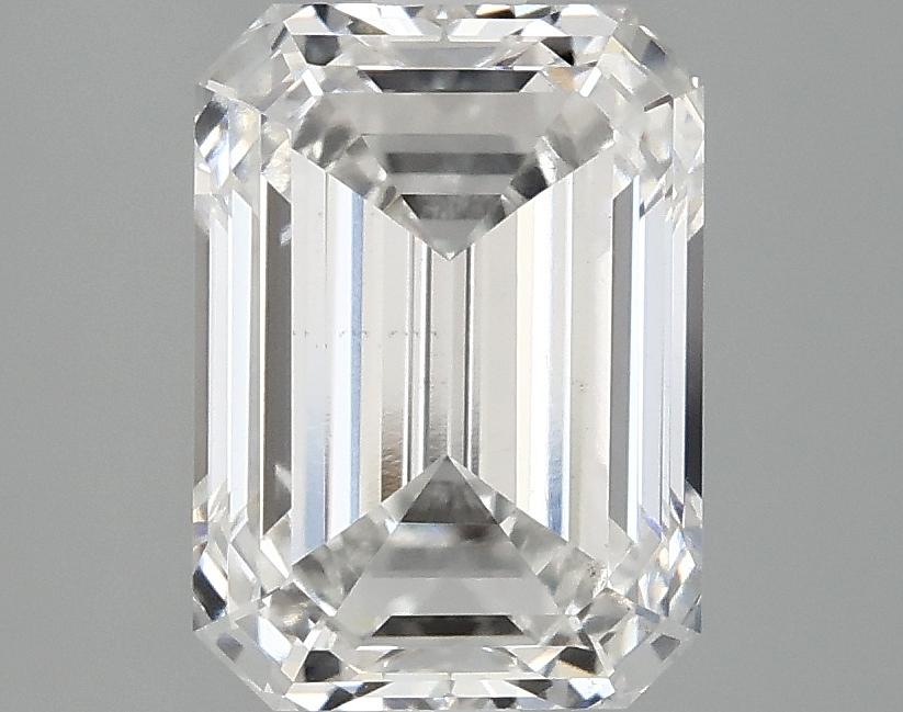 3.09 Carat Emerald Shaped Excellent Cut VS2 IGI Certified Lab Grown Diamond