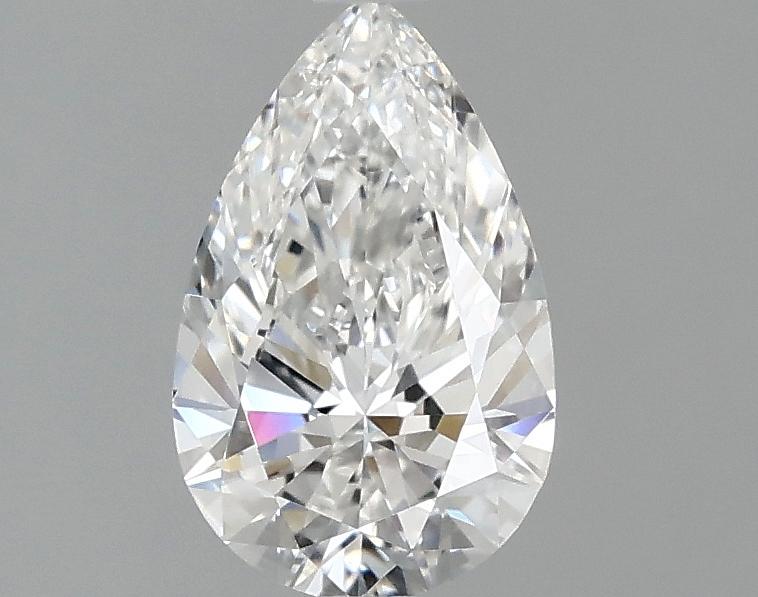 0.97 Carat Pear Shaped Ideal Cut VVS2 IGI Certified Lab Grown Diamond