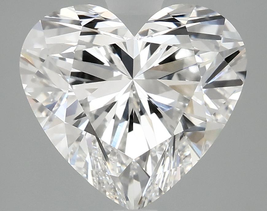 4.02 Carat Heart Shaped Ideal Cut VVS2 IGI Certified Lab Grown Diamond
