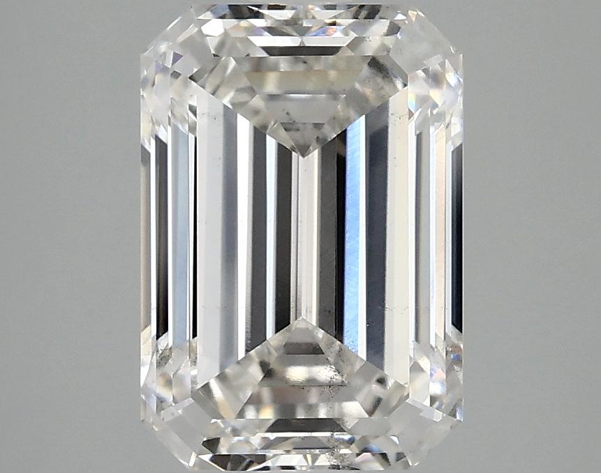 3.02 Carat Emerald Shaped Ideal Cut SI1 IGI Certified Lab Grown Diamond