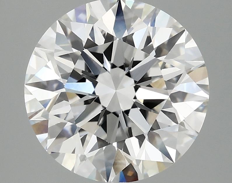 3.07 Carat Round Shaped Excellent Cut VVS2 IGI Certified Lab Grown Diamond