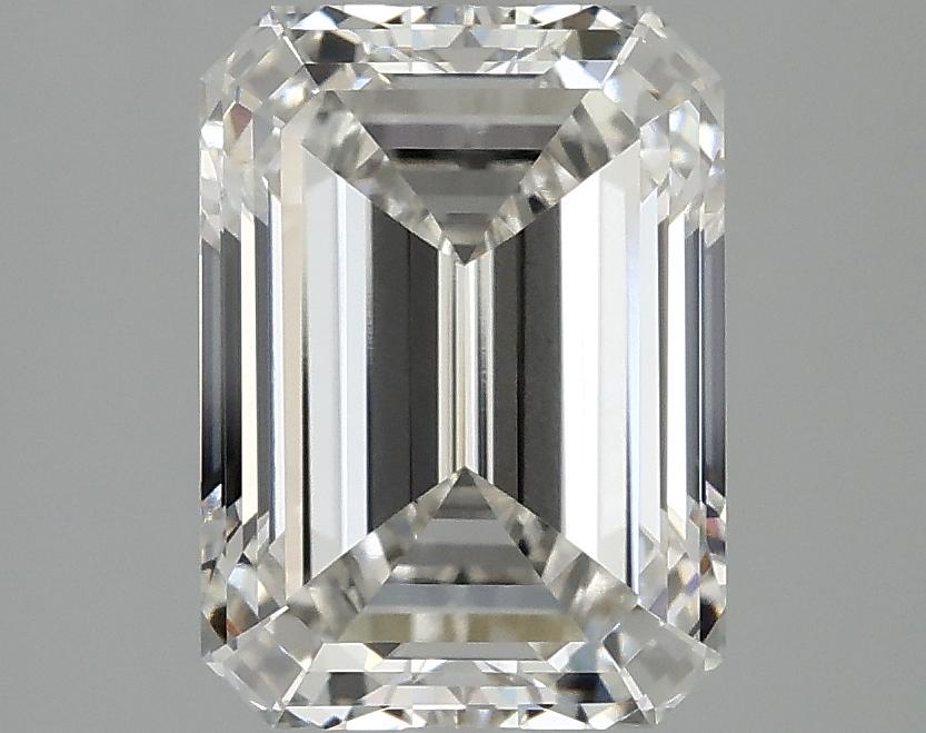 3.03 Carat Emerald Shaped Excellent Cut VVS2 IGI Certified Lab Grown Diamond
