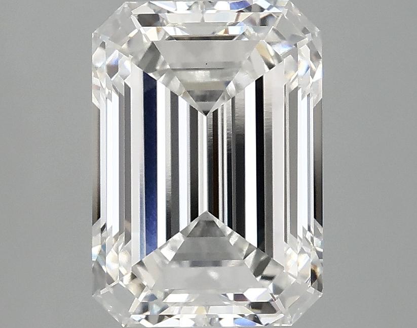 2.84 Carat Emerald Shaped Ideal Cut VS1 IGI Certified Lab Grown Diamond