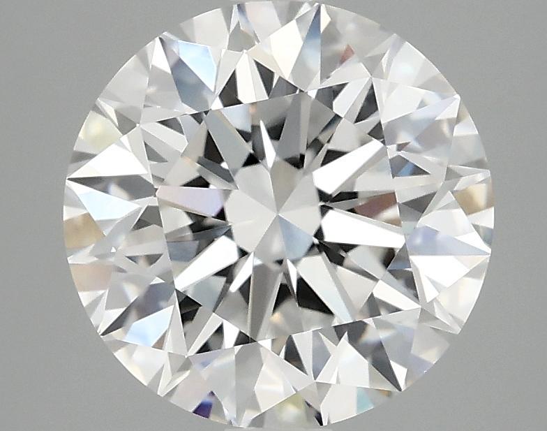 3.08 Carat Round Shaped Excellent Cut VVS2 IGI Certified Lab Grown Diamond