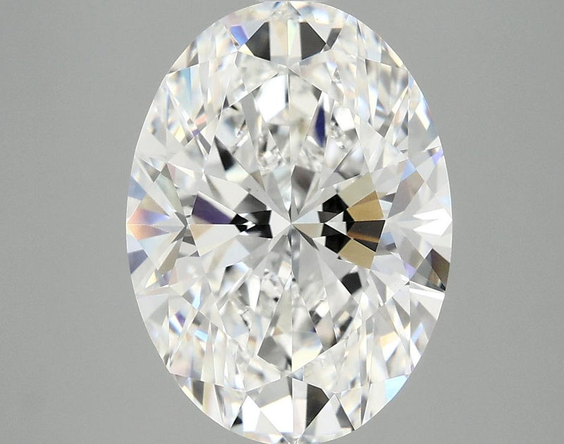 3.95 Carat Oval Shaped Excellent Cut VVS2 IGI Certified Lab Grown Diamond