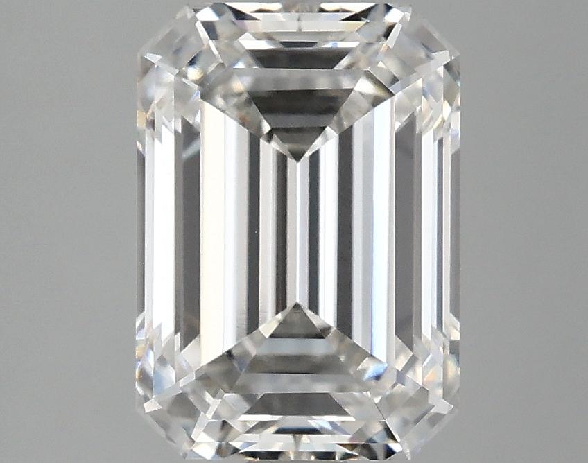 3.09 Carat Emerald Shaped Ideal Cut VVS2 IGI Certified Lab Grown Diamond