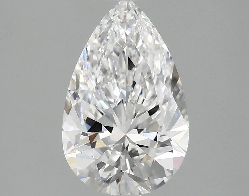 1.54 Carat Pear Shaped Ideal Cut VVS2 IGI Certified Lab Grown Diamond