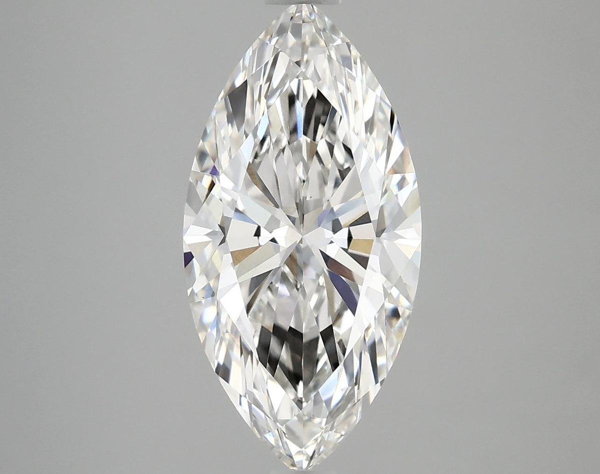 3.09 Carat Marquise Shaped Ideal Cut VVS1 IGI Certified Lab Grown Diamond
