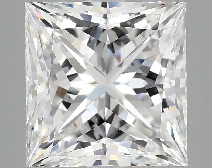 3.01 Carat Princess Shaped Ideal Cut VVS2 IGI Certified Lab Grown Diamond