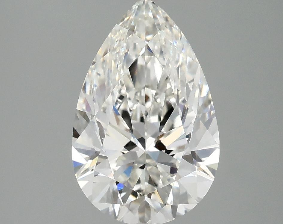 2.35 Carat Pear Shaped Ideal Cut VVS2 IGI Certified Lab Grown Diamond