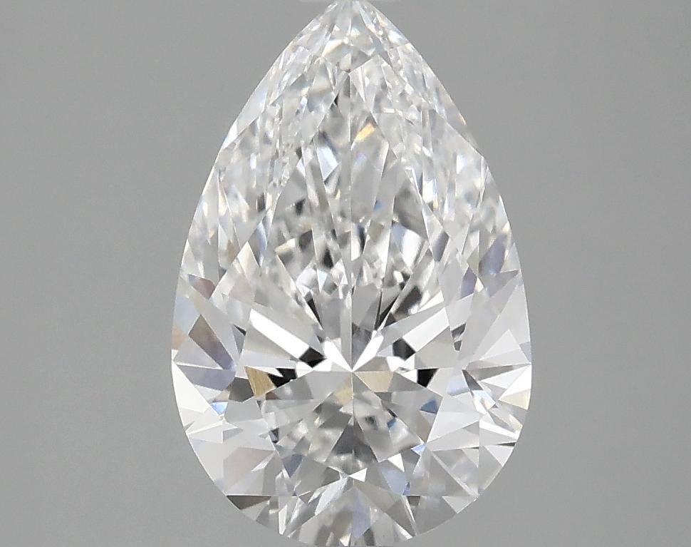 2.03 Carat Pear Shaped Ideal Cut VVS2 IGI Certified Lab Grown Diamond