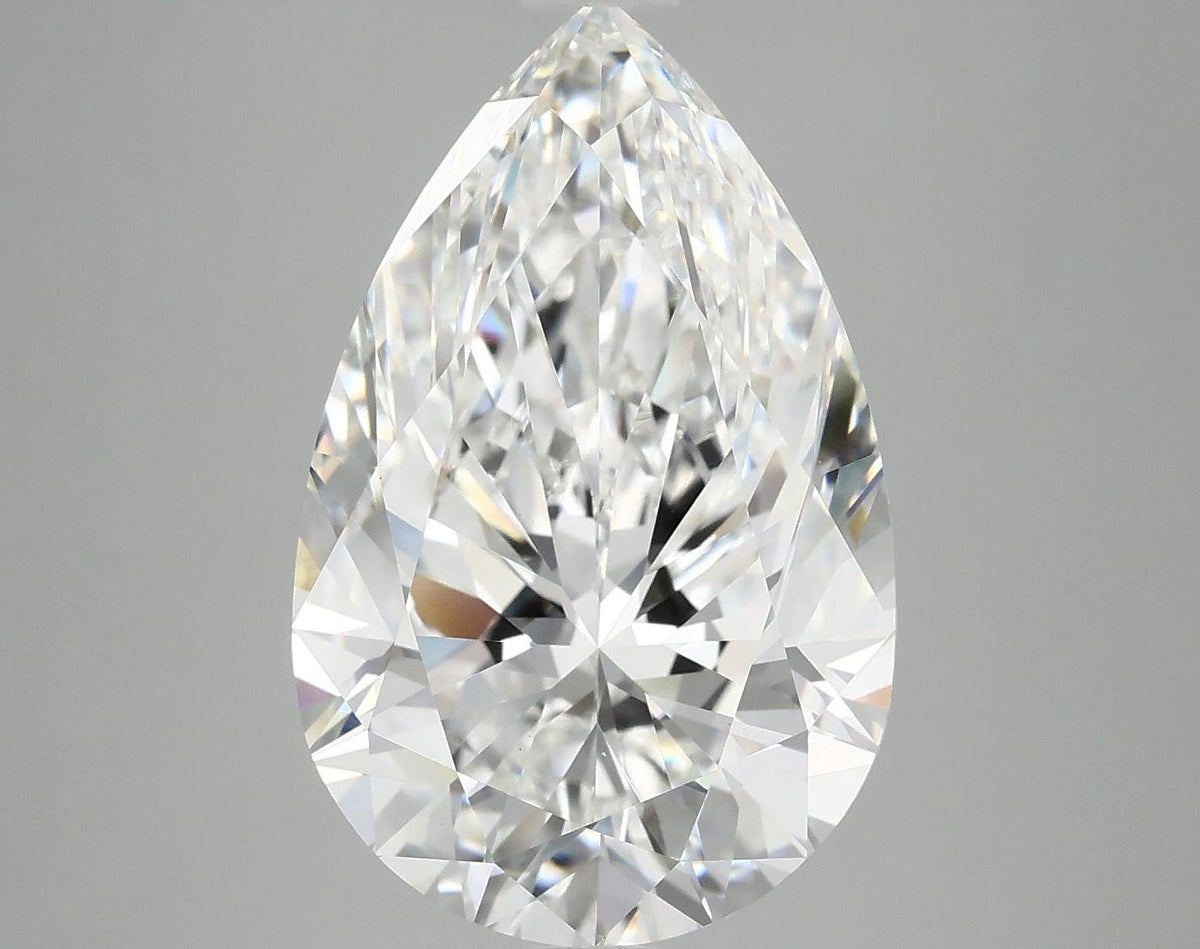 7.18 Carat Pear Shaped Ideal Cut VVS2 IGI Certified Lab Grown Diamond