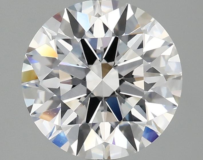2.05 Carat Round Shaped Ideal Cut VVS2 IGI Certified Lab Grown Diamond